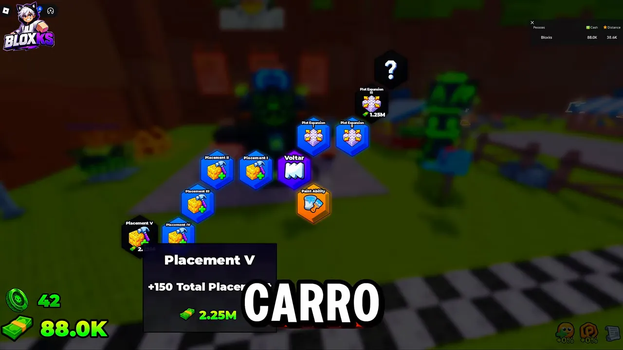 A tooltip for Placement V with a price of 2.25M near the end of the placement chain